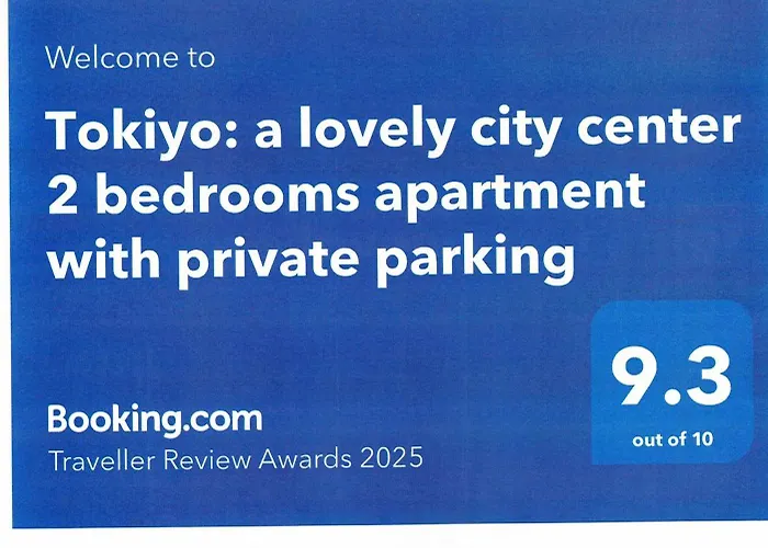 Tokiyo: A Lovely City Center 2 Bedrooms Apartment With Private Parking